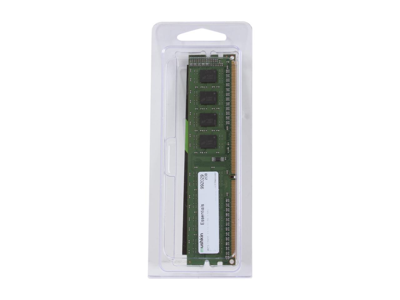Mushkin Enhanced Essentials 2GB DDR3L 1600 (PC3L 12800) Desktop Memory Model 992029