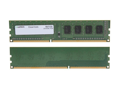 Mushkin Enhanced Essentials 4GB (2 x 2GB) DDR3L 1600 (PC3L 12800) Desktop Memory Model 997029