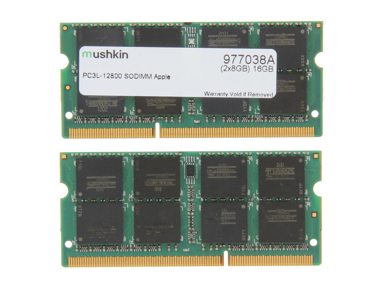 Mushkin Essentials 16GB (2 x 8GB) DDR3 1600 (PC3 12800) Memory for Apple Model 977038A