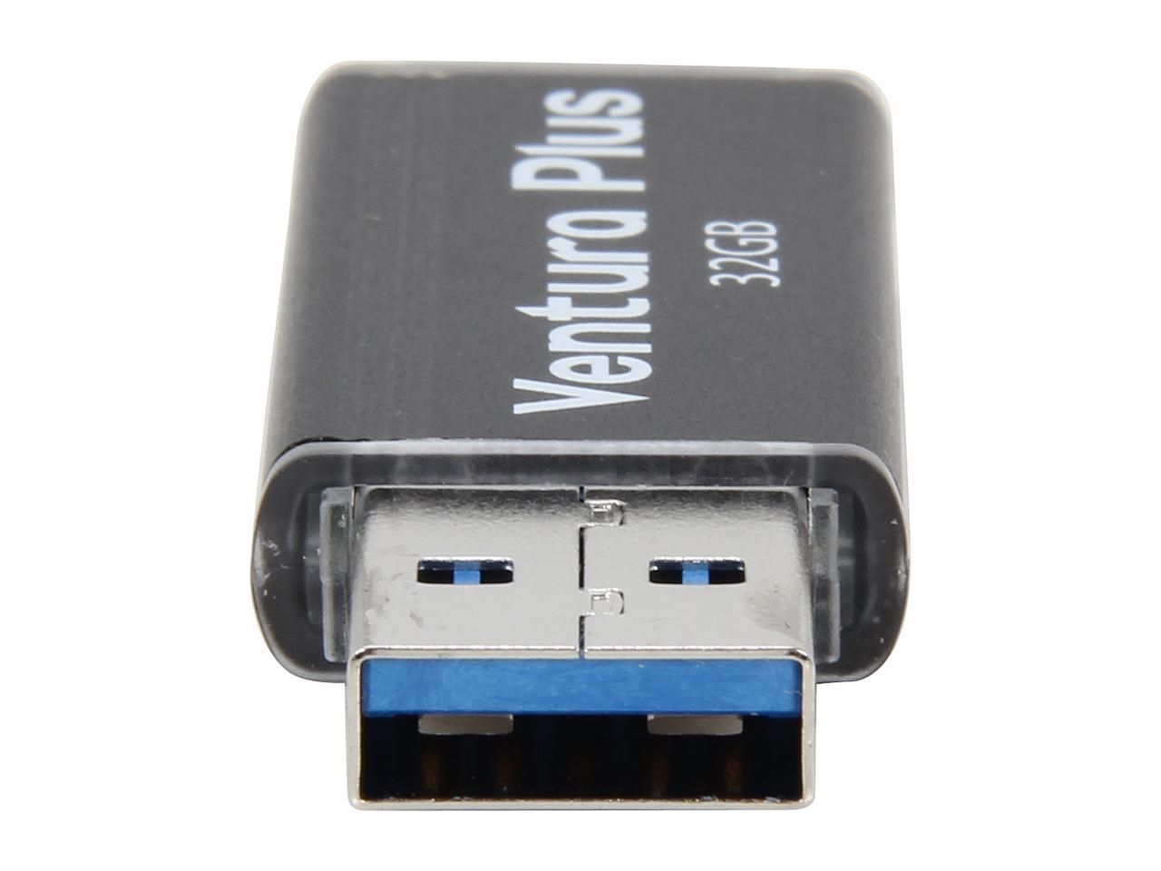 Mushkin Ventura Plus 32GB USB 3.0 Ultra High Speed Flash Drive Model MKNUFDVS32GB