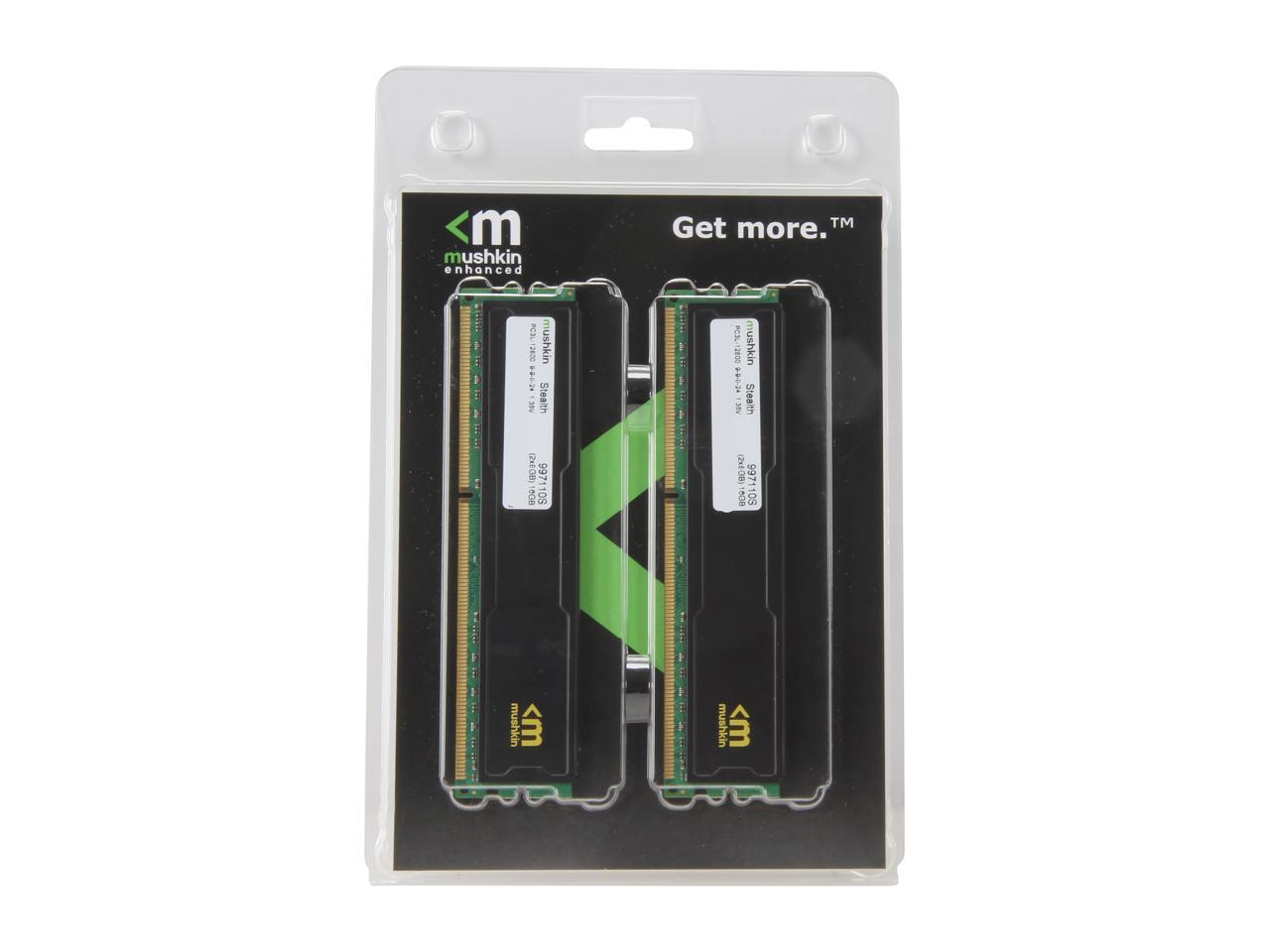 Mushkin Stealth 16GB (2 x 8GB) 240-Pin DDR3 SDRAM DDR3L 1600 (PC3L 12800) Desktop Memory Model 997110S