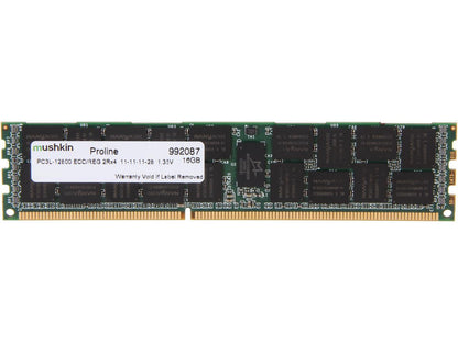 Mushkin Enhanced Proline 16GB 240-Pin DDR3 SDRAM ECC Registered Server Memory Model 992087
