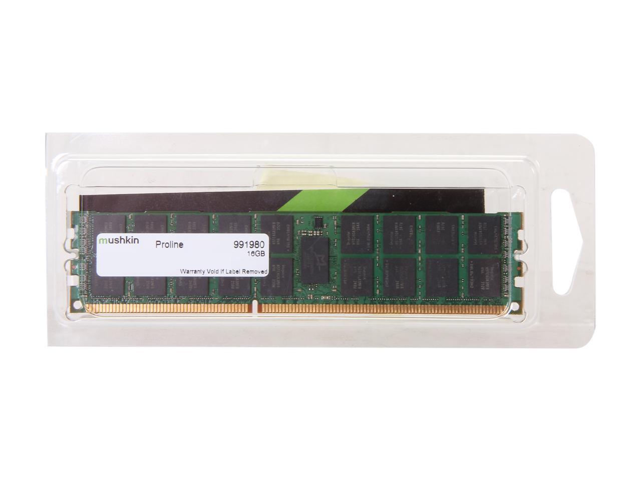 Mushkin Enhanced PROLINE 16GB 240-Pin DDR3 SDRAM ECC Registered DDR3 1333 (PC3 10600) Server Memory Model 991980