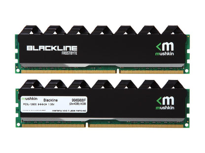 Mushkin Blackline 8GB (2 x 4GB) 240-Pin DDR3 SDRAM DDR3L 1600 (PC3L 12800) Desktop Memory Model 996988F