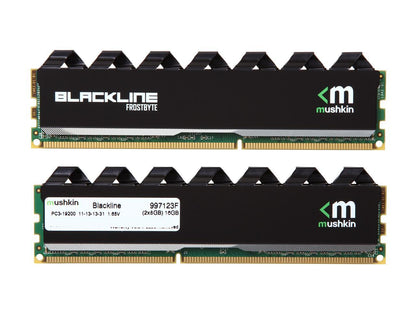 Mushkin Blackline 16GB (2 x 8GB) 240-Pin DDR3 SDRAM DDR3 2400 (PC3 19200) Desktop Memory Model 997123F