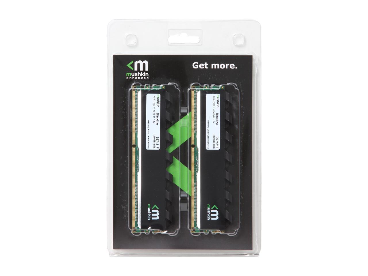 Mushkin Blackline 8GB (2 x 4GB) 240-Pin DDR3 SDRAM DDR3 2133 (PC3 17000) Desktop Memory Model 997181F