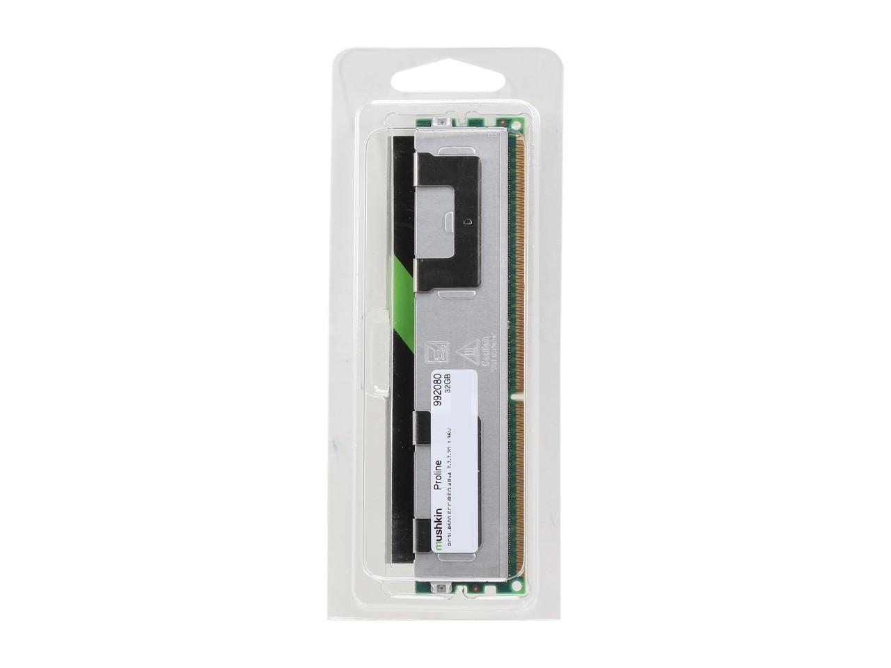 Mushkin Enhanced Proline 32GB 240-Pin DDR3 RDIMM ECC Registered DDR3L 1066 (PC3L 8500) Server Memory Model 992080