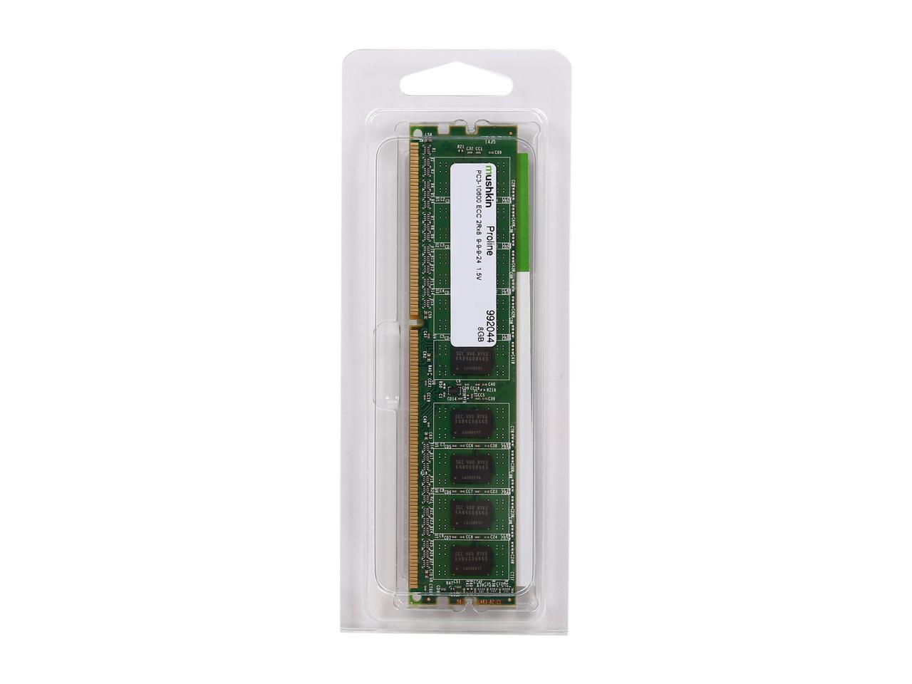 Mushkin Enhanced Proline 8GB 240-Pin DDR3 UDIMM ECC DDR3 1333 (PC3 10660) Server Memory Model 992044