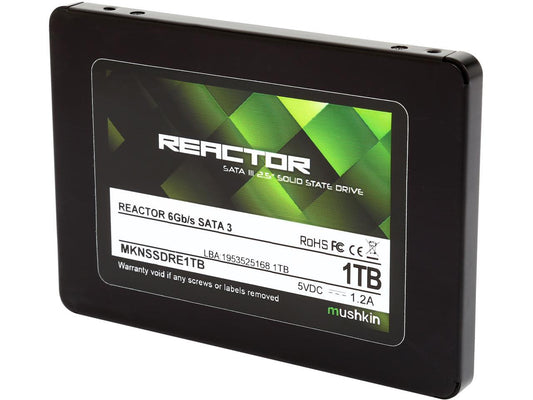 Mushkin Reactor 2.5" 1TB SATA III MLC Internal Solid State Drive (SSD) MKNSSDRE1TB