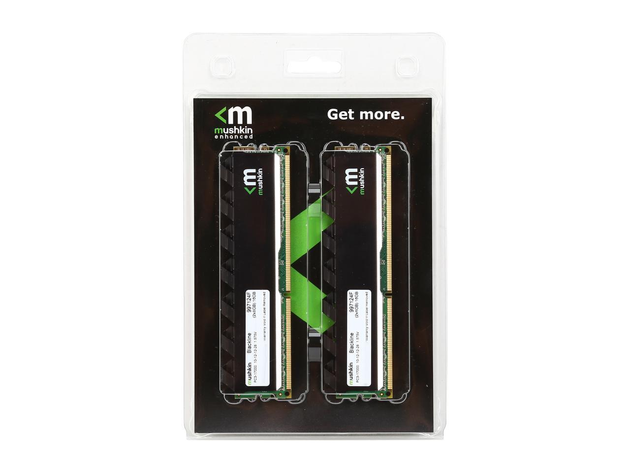 Mushkin Blackline 16GB (2 x 8GB) 240-Pin DDR3 UDIMM DDR3 2133 (PC3 17000) Memory Model 997124F