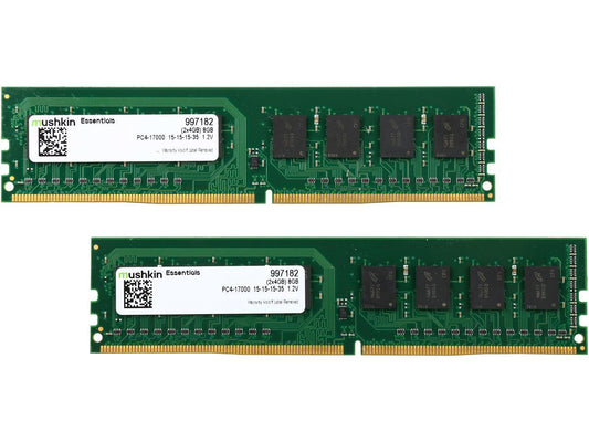 Mushkin Enhanced Essentials 8GB (2 x 4GB) DDR4 2133 (PC4 17000) Desktop Memory Model 997182