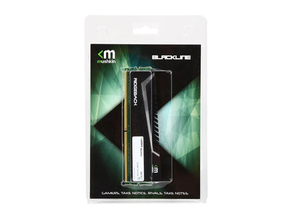 Mushkin Blackline 4GB 288-Pin DDR4 SDRAM DDR4 2400 (PC4 19200) Desktop Memory Model 992191T