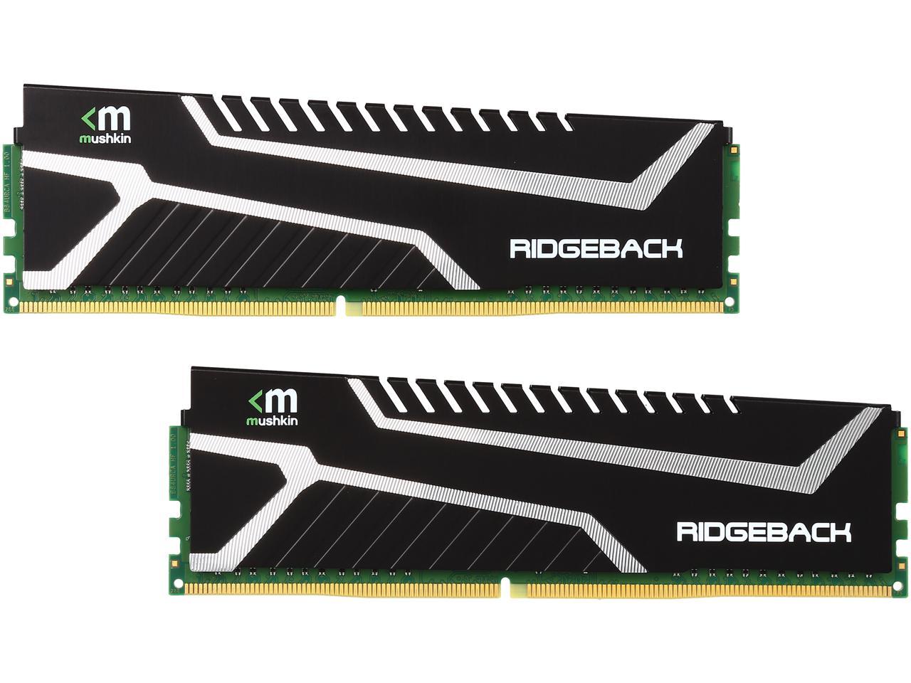 Mushkin Blackline 8GB (2 x 4GB) 288-Pin DDR4 SDRAM DDR4 2400 (PC4 19200) Desktop Memory Model 997191T
