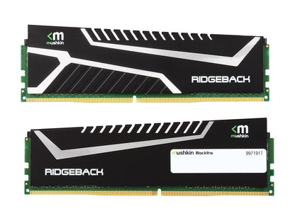 Mushkin Blackline 8GB (2 x 4GB) 288-Pin DDR4 SDRAM DDR4 2400 (PC4 19200) Desktop Memory Model 997191T
