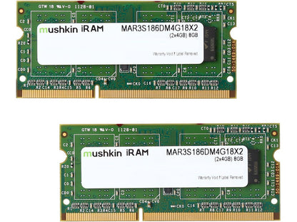 Mushkin Enhanced iRam 8GB (2 x 4GB) DDR3L 1866 (PC3L 14900) Memory for Late-2015 iMac (Core i5/i7) Model MAR3S186DM4G18X2