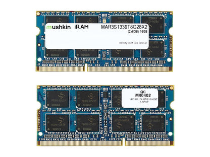 Mushkin Enhanced iRam 16GB (2 x 8GB) DDR3 1333 (PC3 10600) Memory for Apple Model MAR3S1339T8G28X2