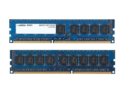 Mushkin iRam 8GB (2 x 4GB) DDR3 1066 (PC3 8500) ECC Unbuffered Memory for Apple Model MAR3E1067T4GX2