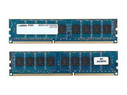 Mushkin iRam 16GB (2 x 8GB) DDR3 1066 (PC3 8500) ECC Unbuffered Memory for Apple Model MAR3E1067T8G28X2