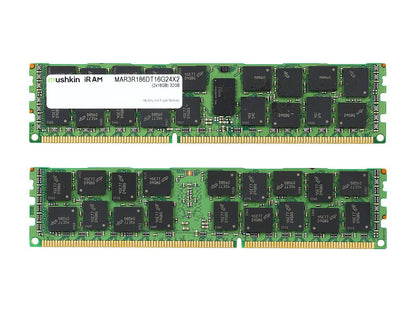 Mushkin iRam 32GB (2 x 16GB) DDR3 1866 (PC3 14900) ECC Registered Memory for Apple Model MAR3R186DT16G24X2