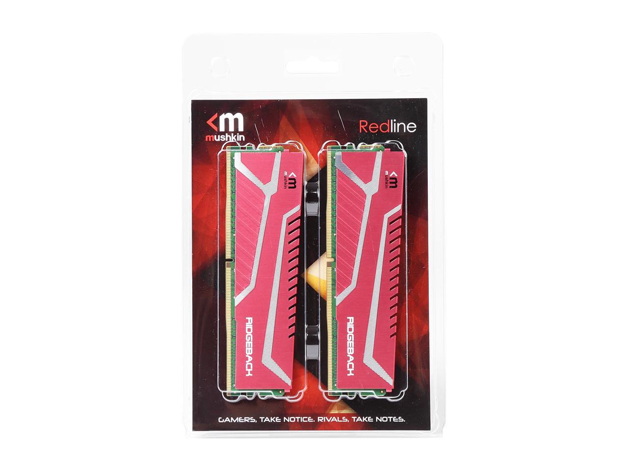 Mushkin Redline 32GB (2 x 16GB) 288-Pin DDR4 SDRAM DDR4 3200 (PC4 25600) Memory (Desktop Memory) Model MRB4U320LLLM16GX2