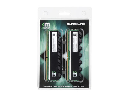Mushkin Blackline 16GB (2 x 8GB) 288-Pin DDR4 SDRAM DDR4 2400 (PC4 19200) Desktop Memory Model MBA4U240FFFF8GX2