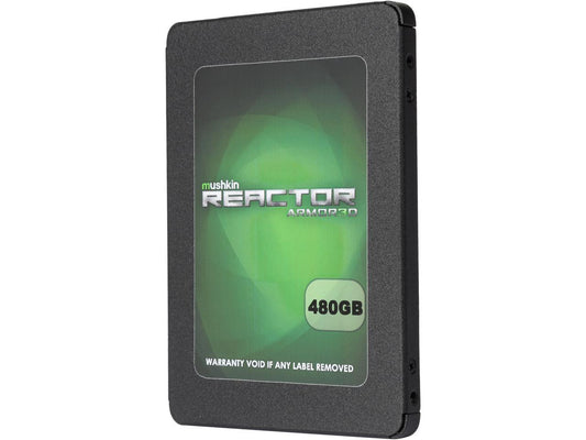 Mushkin Reactor Armor3D 2.5" 480GB SATA III 3D MLC Internal Solid State Drive (SSD) MKNSSDRE480GB-3D