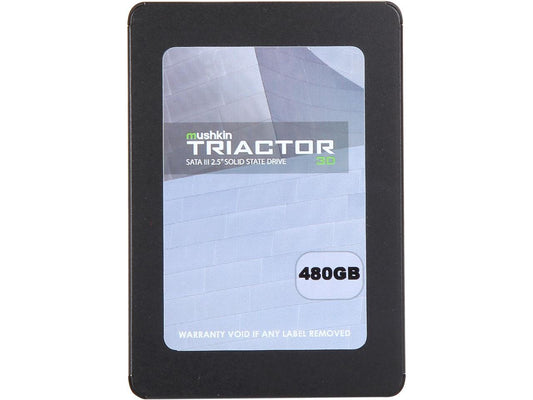 Mushkin TRIACTOR 3DL 2.5" 480GB SATA III 3D TLC Internal Solid State Drive (SSD) MKNSSDTR480GB-3DL