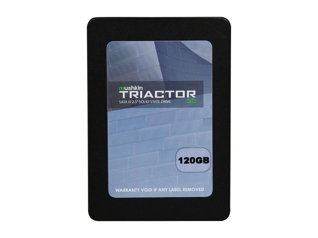 Mushkin Enhanced TRIACTOR 3DX 2.5" 120GB SATA III 3D TLC Internal Solid State Drive (SSD) MKNSSDTR120GB-3DX