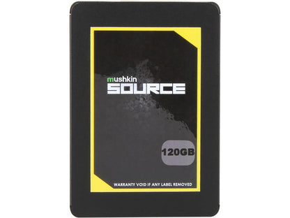 Mushkin Source 2.5" 120GB SATA III 3D TLC Internal Solid State Drive (SSD) MKNSSDSR120GB