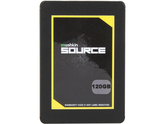 Mushkin Source 2.5" 120GB SATA III 3D TLC Internal Solid State Drive (SSD) MKNSSDSR120GB