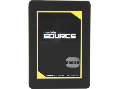 Mushkin Source 2.5" 500GB SATA III 3D TLC Internal Solid State Drive (SSD) MKNSSDSR500GB