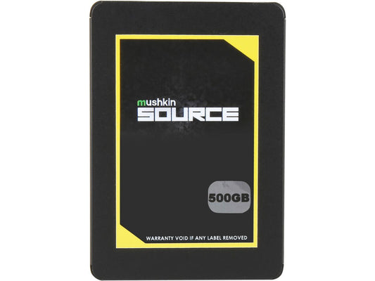Mushkin Source 2.5" 500GB SATA III 3D TLC Internal Solid State Drive (SSD) MKNSSDSR500GB