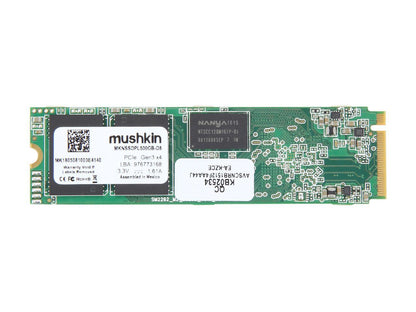 Mushkin Pilot M.2 2280 500GB PCIe Gen3 x4 NVMe 1.3 3D TLC Internal Solid State Drive (SSD) MKNSSDPL500GB-D8