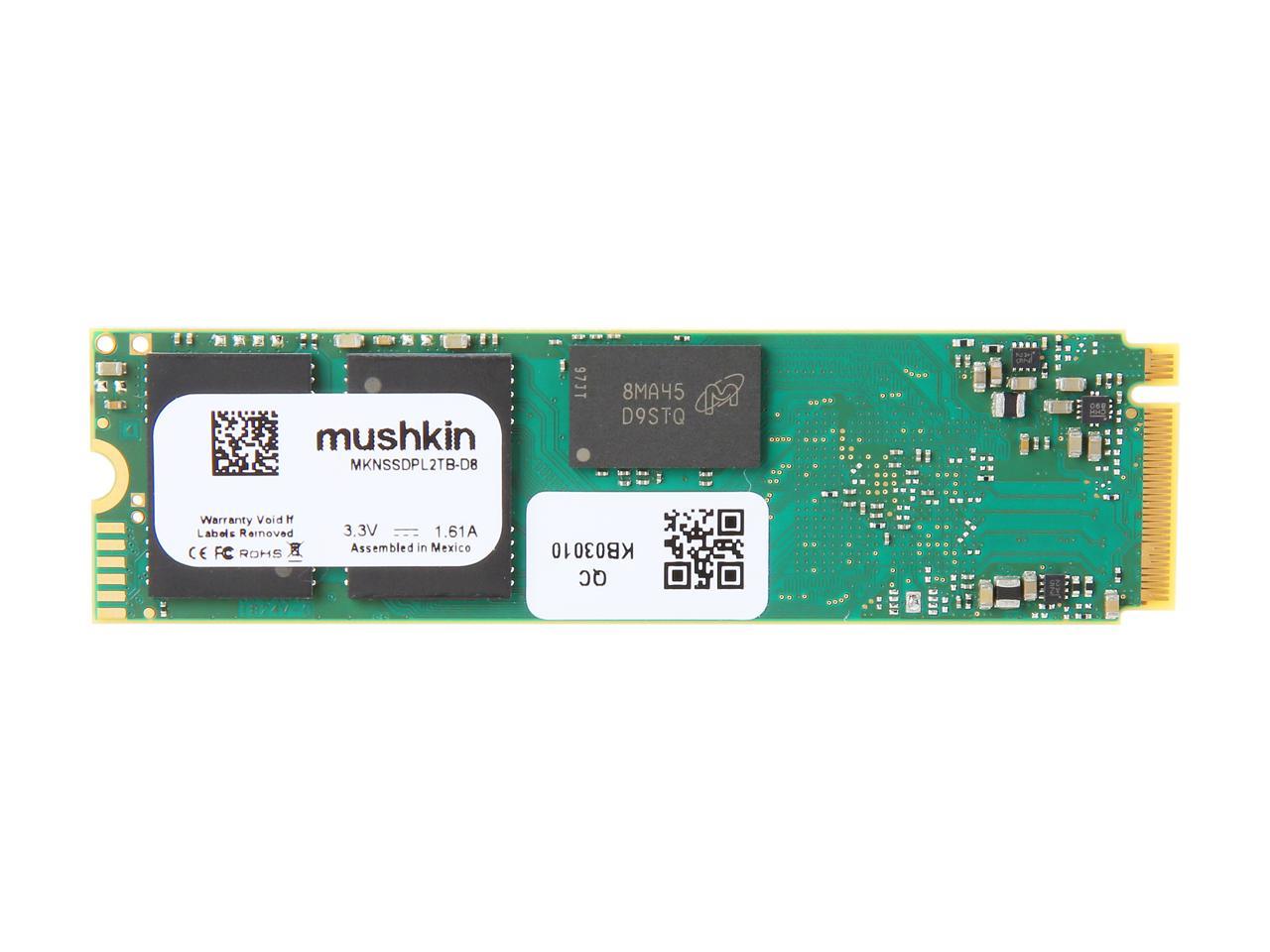 Mushkin Pilot M.2 2280 2TB PCIe Gen3 x4 NVMe 1.3 3D TLC Internal Solid State Drive (SSD) MKNSSDPL2TB-D8