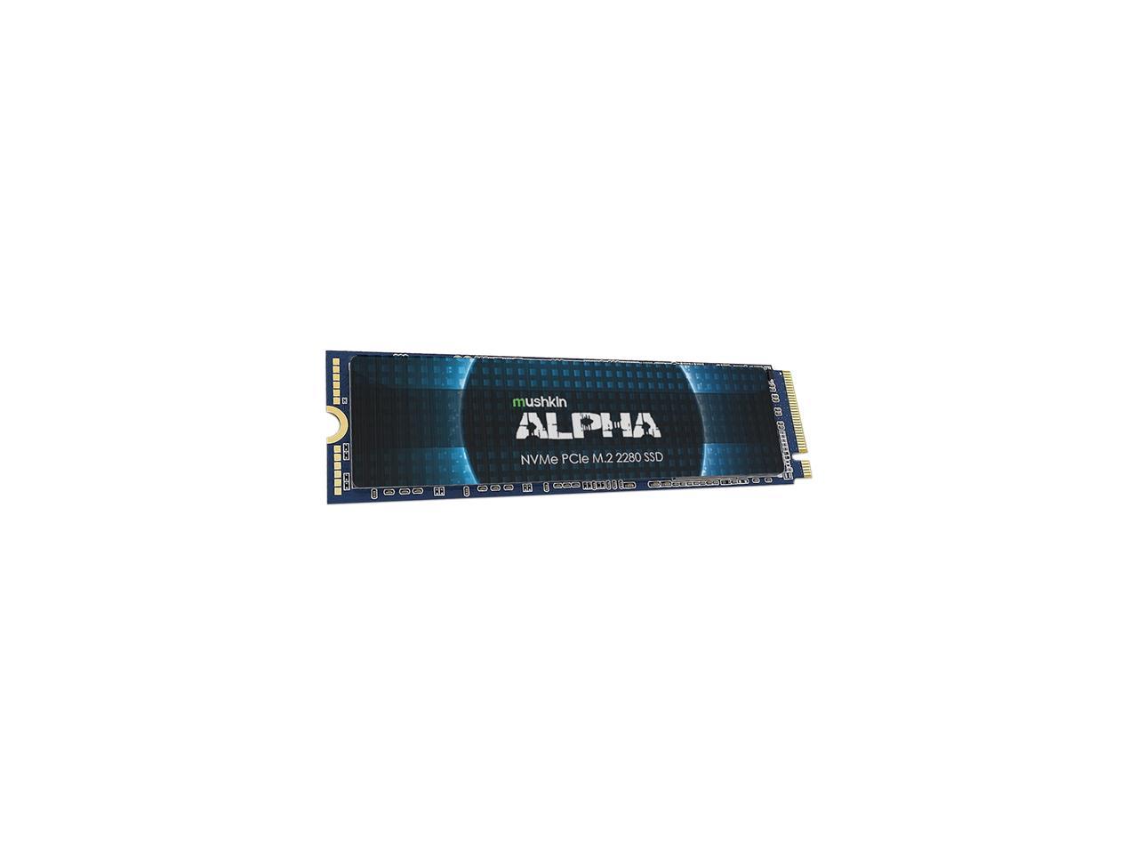 Mushkin ALPHA M.2 2280 4TB PCI-e Gen3 x4 NVMe 1.3 3D NAND Internal Solid State Drive (SSD) MKNSSDAL4TB-D8