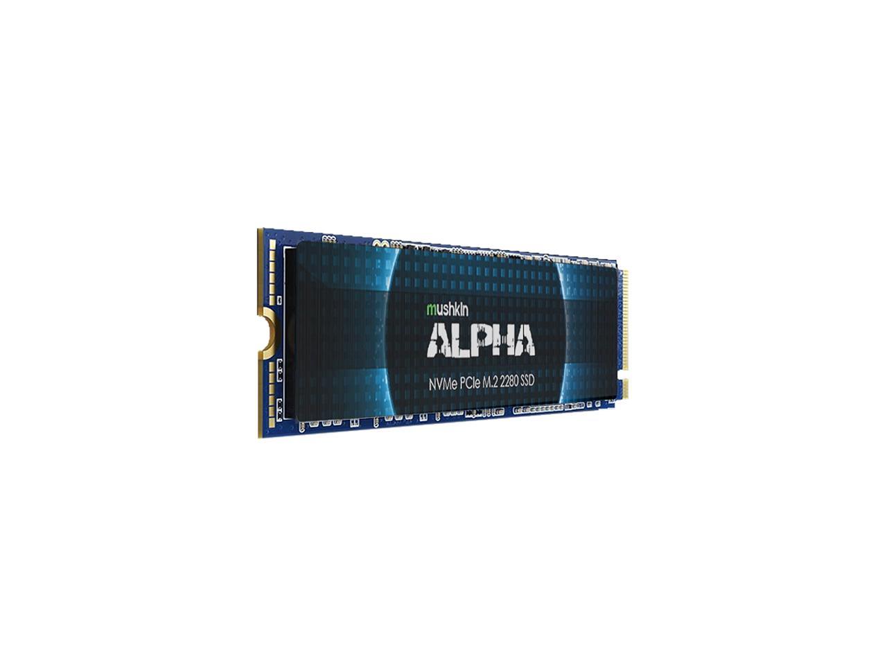 Mushkin ALPHA M.2 2280 8TB PCI-e Gen3 x4 NVMe 1.3 3D NAND Internal Solid State Drive (SSD) MKNSSDAL8TB-D8