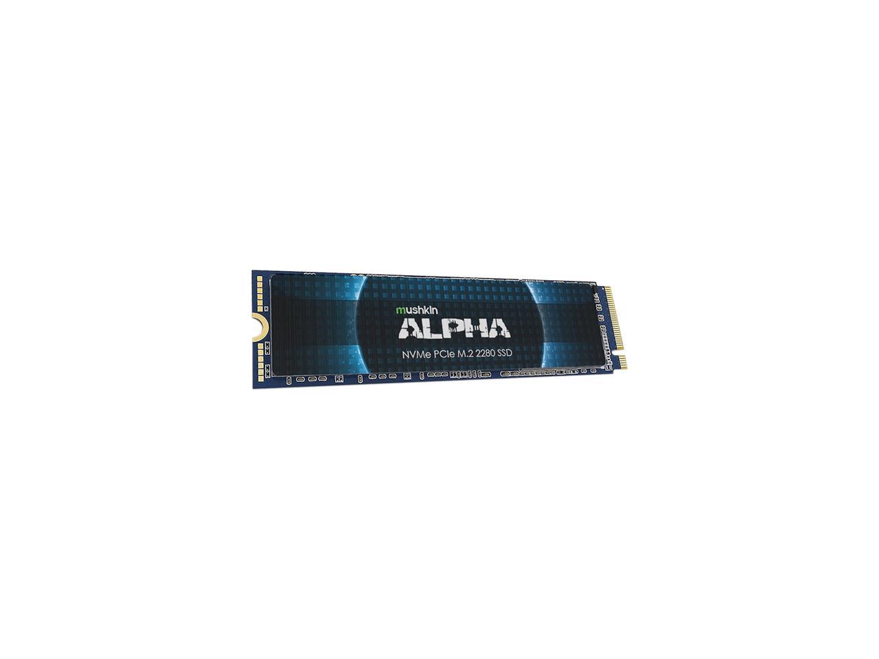 Mushkin ALPHA M.2 2280 8TB PCI-e Gen3 x4 NVMe 1.3 3D NAND Internal Solid State Drive (SSD) MKNSSDAL8TB-D8