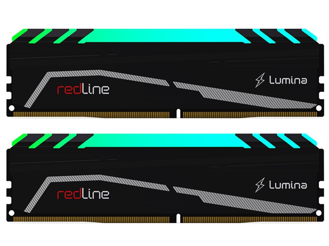 Mushkin Redline 64GB (2 x 32GB) 288-Pin DDR4 SDRAM DDR4 3200 (PC4 25600) Desktop Memory Model MLA4C320GJJM32GX2