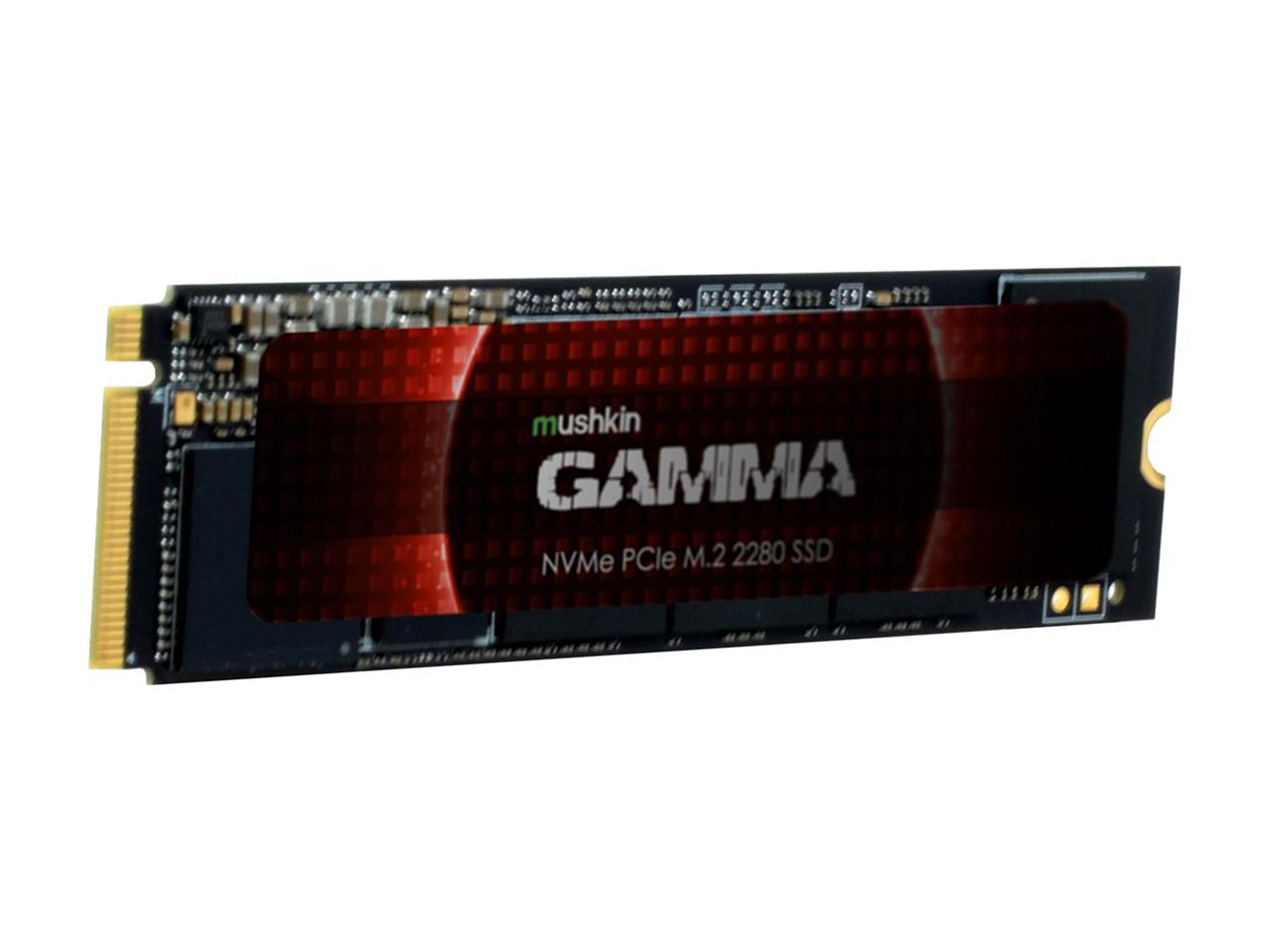 Mushkin Gamma M.2 2280 1TB PCIe Gen4 x4 NVMe 1.3 3D QLC Internal Solid State Drive (SSD) MKNSSDGA1TB-D8