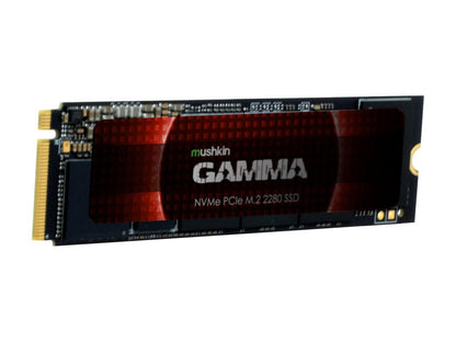 Mushkin Gamma M.2 2280 1TB PCIe Gen4 x4 NVMe 1.3 3D QLC Internal Solid State Drive (SSD) MKNSSDGA1TB-D8