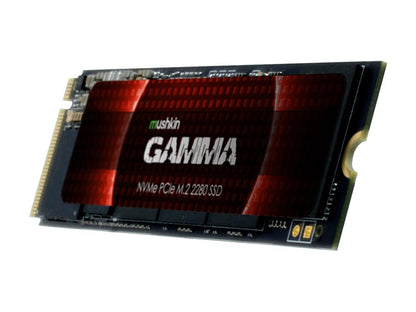Mushkin Gamma M.2 2280 1TB PCIe Gen4 x4 NVMe 1.3 3D QLC Internal Solid State Drive (SSD) MKNSSDGA1TB-D8