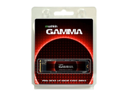 Mushkin Gamma M.2 2280 1TB PCIe Gen4 x4 NVMe 1.3 3D QLC Internal Solid State Drive (SSD) MKNSSDGA1TB-D8