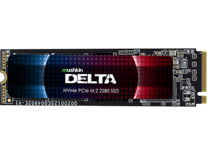 Mushkin Delta M.2 2280 1TB PCIe Gen4 x4 NVMe 1.3 3D QLC Internal Solid State Drive (SSD) MKNSSDDE1TB-D8