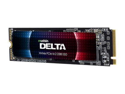 Mushkin Delta M.2 2280 2TB PCIe Gen4 x4 NVMe 1.3 3D QLC Internal Solid State Drive (SSD) MKNSSDDE2TB-D8