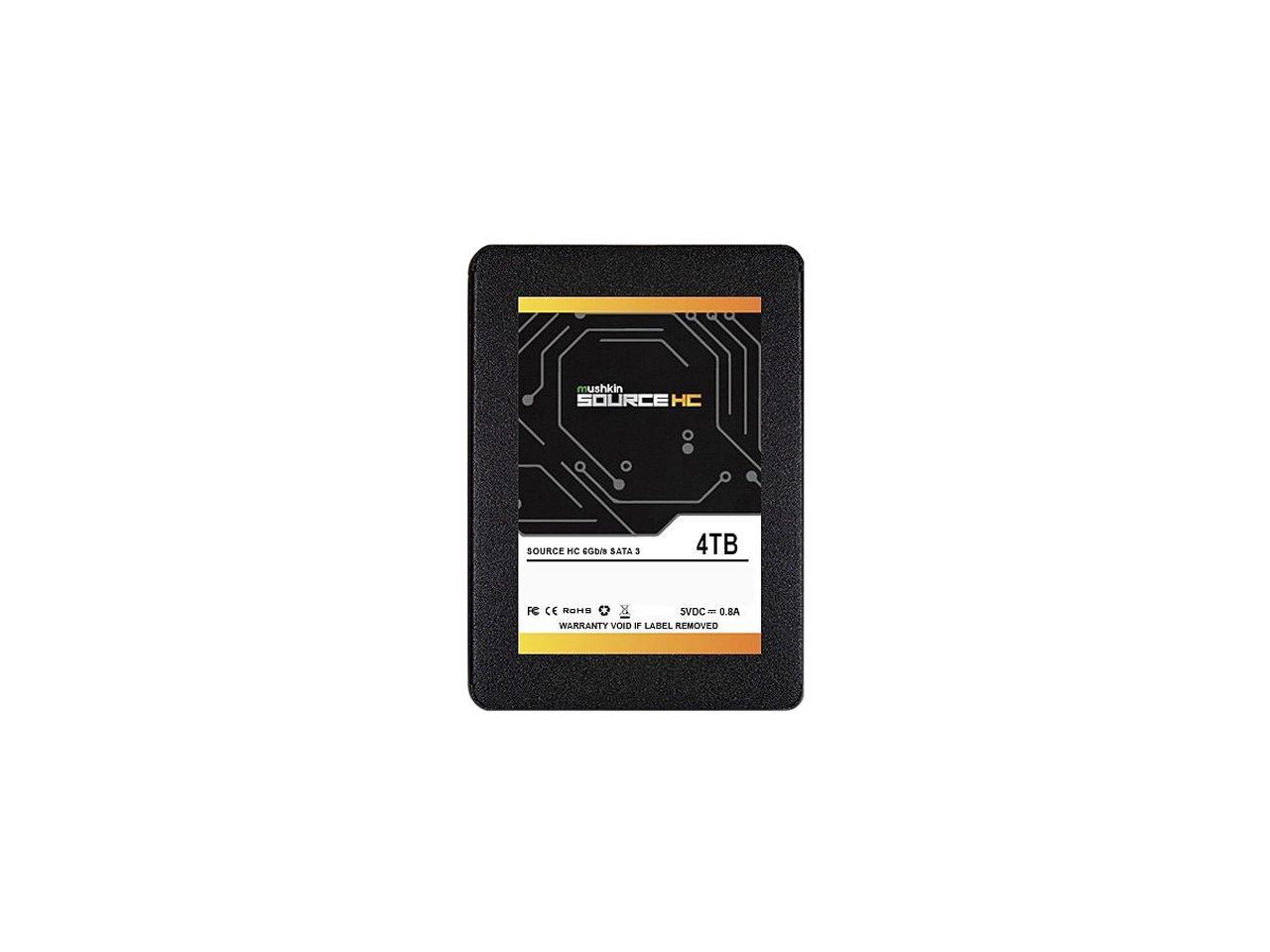 Mushkin SOURCE HC 2.5" 4TB SATA III 3D TLC Internal Solid State Drive (SSD) MKNSSDHC4TB
