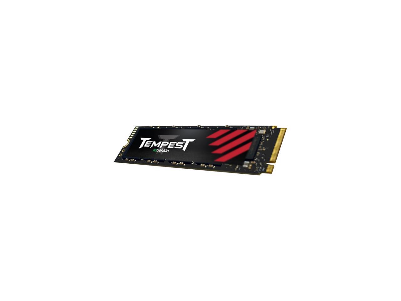Mushkin Tempest 2TB PCIe Gen3 x4 NVMe 1.4 M.2 (2280) Internal SSD - Up to 3,250MBs - MKNSSDTS2TB-D8