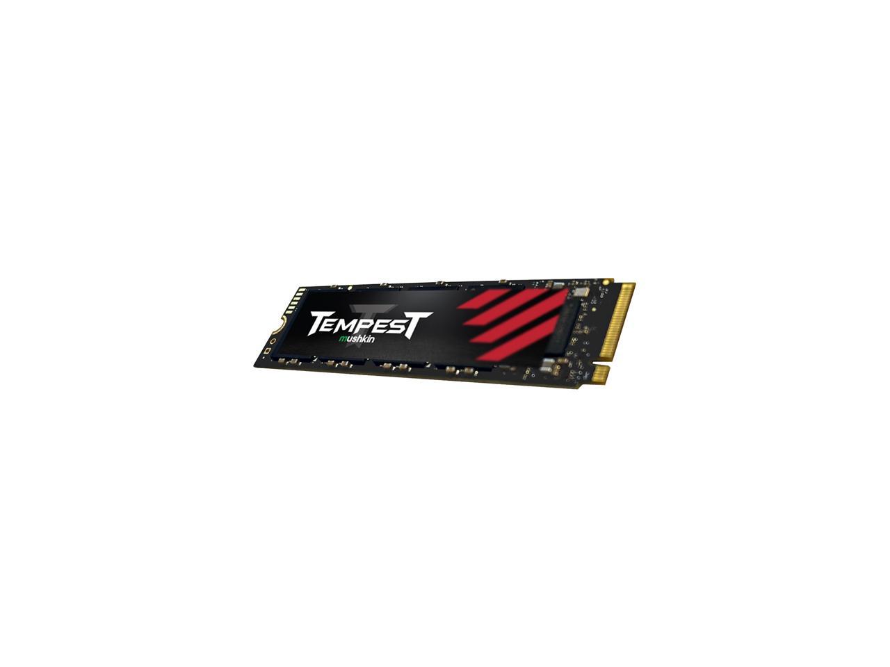 Mushkin Enhanced Tempest M.2 2280 256GB PCIe Gen3 x4 NVMe 1.4 3D NAND Internal Solid State Drive (SSD) MKNSSDTS256GB-D8
