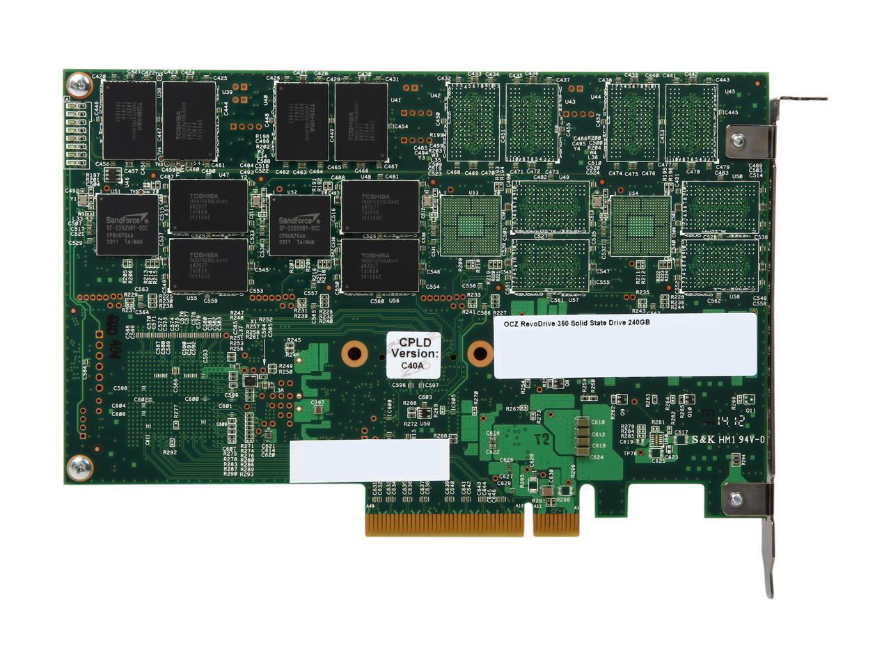 OCZ RevoDrive 350 Series PCI-E 240GB PCI-Express 2.0 x8 MLC Internal Solid State Drive (SSD) RVD350-FHPX28-240G