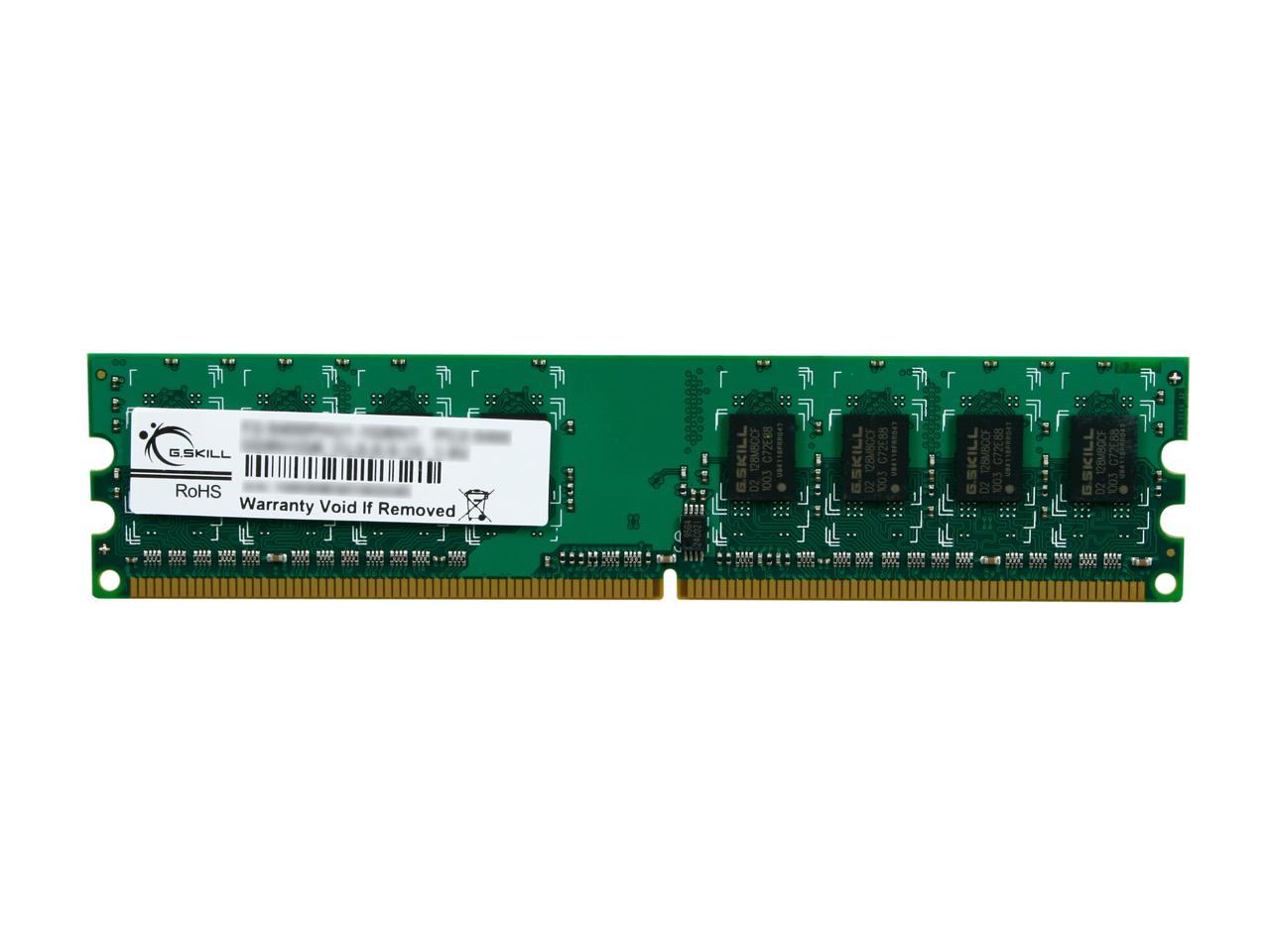 G.SKILL 1GB 240-Pin DDR2 SDRAM DDR2 667 (PC2 5400) System Memory Model F2-5400PHU1-1GBNT
