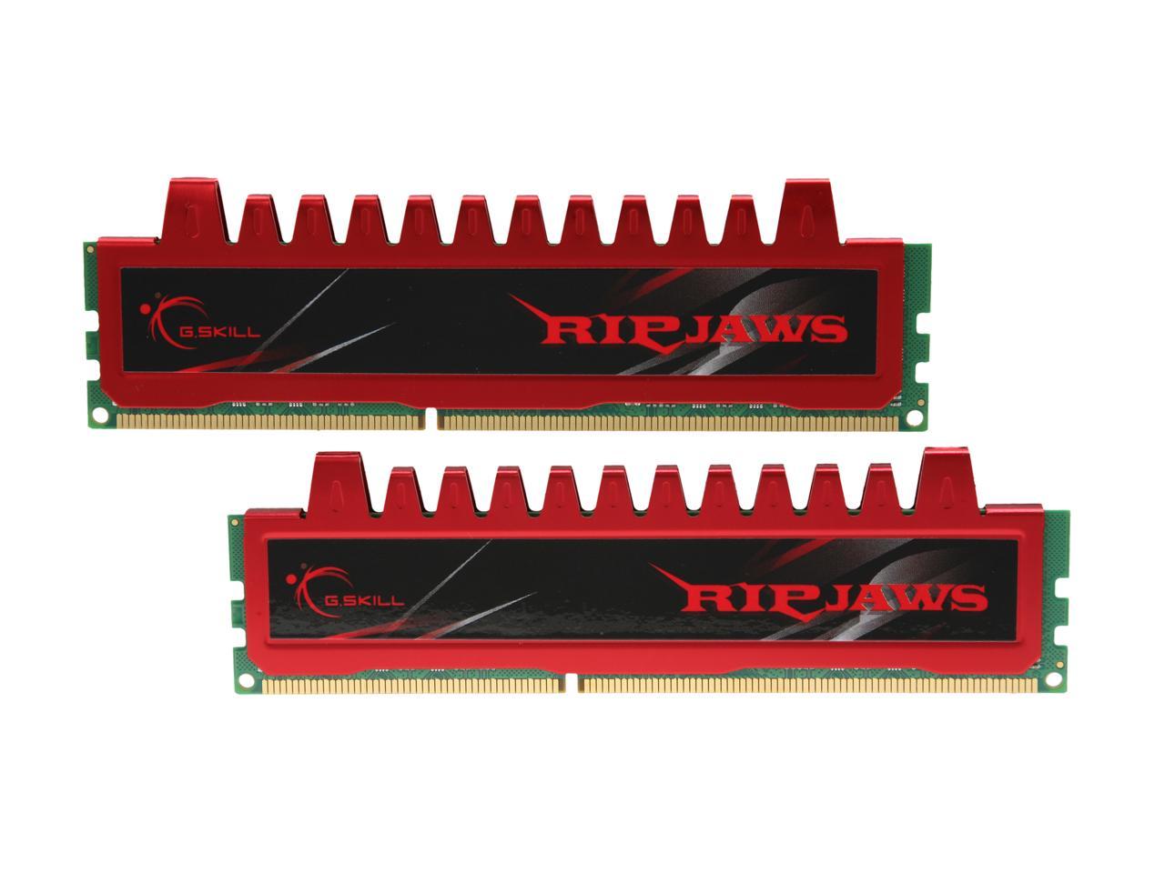 G.SKILL Ripjaws Series 4GB (2 x 2GB) 240-Pin DDR3 SDRAM DDR3 1600 (PC3 12800) Desktop Memory Model F3-12800CL9D-4GBRL